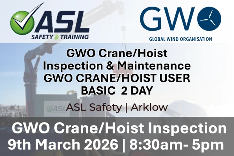 GWO Crane Hoist Inspection 9th March