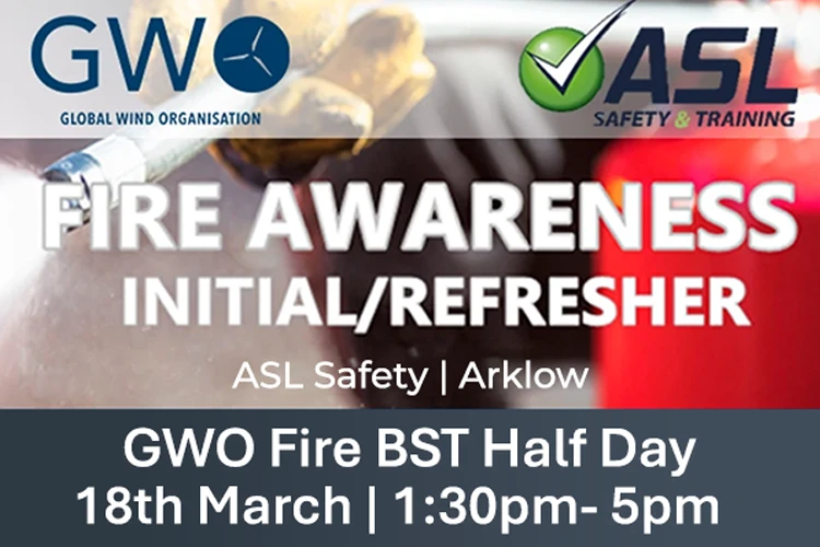 GWO Fire BST 18th March Arklow