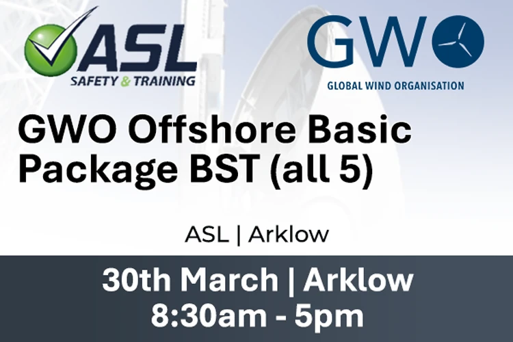 GWO Offshore Basic 30th March Arklow