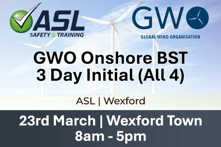 GWO Onshore Initial 3 Days 23March Wexford