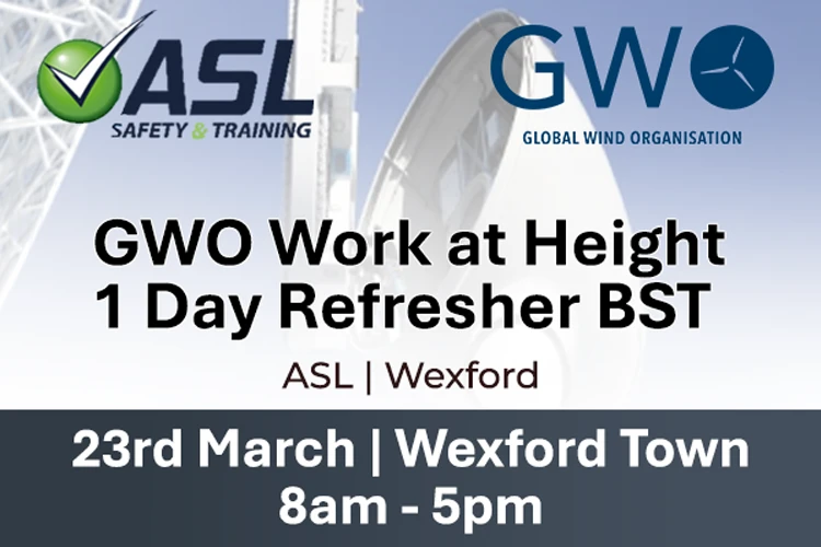 GWO WAH 1 Day Refresher 23March Wexford
