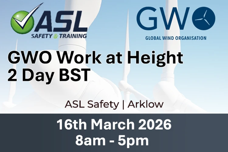 GWO WAH 2 DAY 16th March Arklow ASl