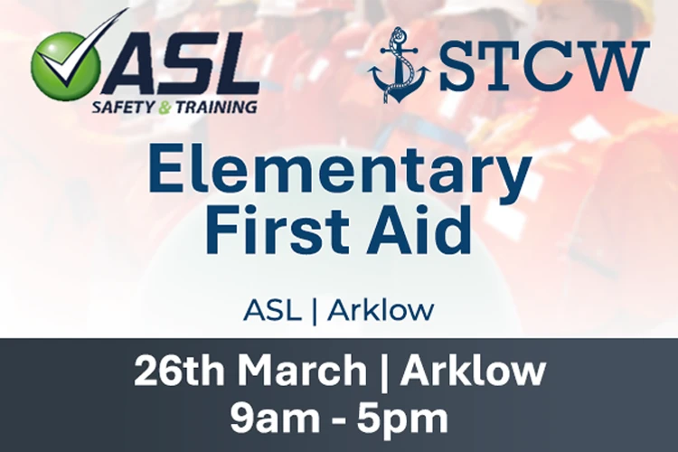 STCW Elementary First Aid 26th March Arklow