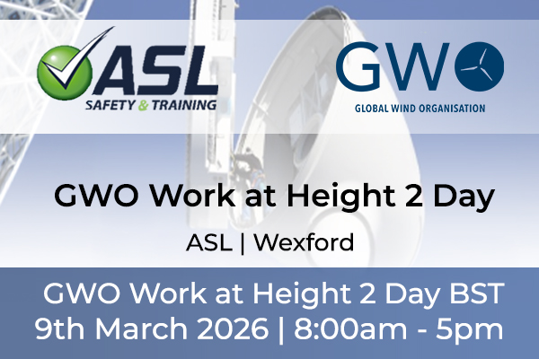 update WAH 2 Day GWO Wexford 9th March