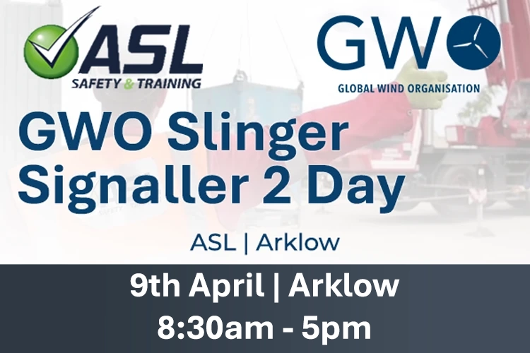 GWO Slinger 9th April Arklow