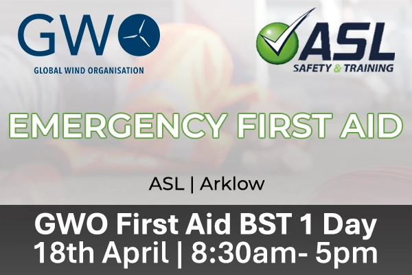 GWO first aid 1 day 28th April